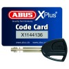 Zámek na kotoučovou brzdu s alarmem ABUS Granit Detecto X-Plus 8077, oražový